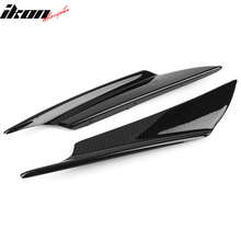 Load image into Gallery viewer, Universal Fit 36CM 2PC Front Bumper Lip Canards Carbon Fiber Print