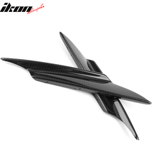 Load image into Gallery viewer, Universal Fit 36CM 2PC Front Bumper Lip Canards Carbon Fiber Print