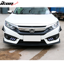 Load image into Gallery viewer, Universal Fit 4PCS V2 Front Bumper Lip Canard Splitter Carbon Fiber