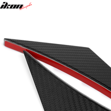 Load image into Gallery viewer, Universal Fit 4PCS V2 Front Bumper Lip Canard Splitter Carbon Fiber