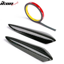 Load image into Gallery viewer, Universal V3 Style Front Bumper Lip Canards Splitters Fin 4Pc CF