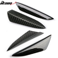 Load image into Gallery viewer, Universal V3 Style Front Bumper Lip Canards Splitters Fin 4Pc CF