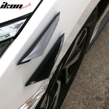 Load image into Gallery viewer, Universal V3 Style Front Bumper Lip Canards Splitters Fin 4Pc CF