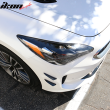Load image into Gallery viewer, Universal V3 Style Front Bumper Lip Canards Splitters Fin 4Pc CF