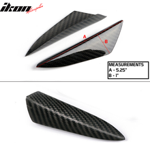 Load image into Gallery viewer, Universal V3 Style Front Bumper Lip Canards Splitters Fin 4Pc CF