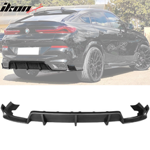 Load image into Gallery viewer, 2020-2023 Bmw G06 X6 Ikon Style Gloss Black Rear Bumper Diffuser-pp