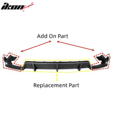 Load image into Gallery viewer, 2020-2023 Bmw G06 X6 Ikon Style Gloss Black Rear Bumper Diffuser-pp