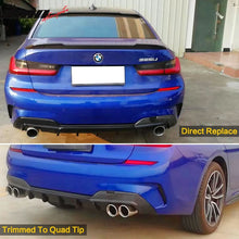 Load image into Gallery viewer, 2019-2022 BMW G20 330i M Sport Rear Diffuser Bumper Lip PP