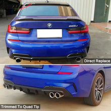 Load image into Gallery viewer, 2019-2022 BMW G20 330i M Sport Rear Diffuser Bumper Lip PP