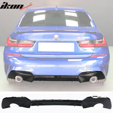 Load image into Gallery viewer, 2019-2022 BMW G20 3-Serie 330i Gloss Black Rear Bumper Lip Diffuser PP