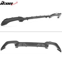 Load image into Gallery viewer, 2019-2022 BMW 330i M-Tech M Sport Matte Black PP Rear Lip Diffuser