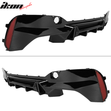 Load image into Gallery viewer, 2018-2019 BMW F90 M5 M-P Style Gloss Black Rear Bumper Diffuser