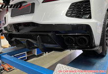 Load image into Gallery viewer, 2020-2025 Chevy Corvette C8 Gloss Black Rear Bumper Diffuser ABS