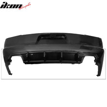 Load image into Gallery viewer, 2011-2014 Dodge Charger 4 Fin Unpainted Black Rear Bumper Diffuser PU