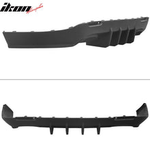 Load image into Gallery viewer, 2015-2024 Dodge Challenger IKON Style Matte Black Rear Diffuser PP