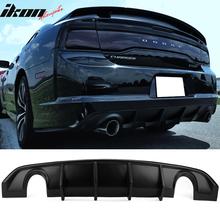 Load image into Gallery viewer, 2012-2014 Charger SRT8 V2 Style Rear Diffuser w/ Reflective Tape