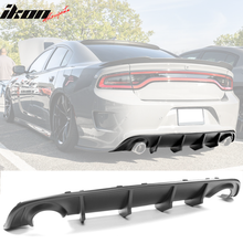 Load image into Gallery viewer, 2015-2024 Dodge Charger SRT V2 Rear Diffuser with Reflective Tape PP