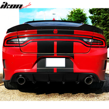 Load image into Gallery viewer, 2015-2024 Dodge Charger SRT V2 Rear Diffuser with Reflective Tape PP