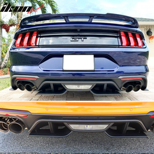 Load image into Gallery viewer, 2018-2024 Ford Mustang GT Unpainted Black Rear Bumper Diffuser