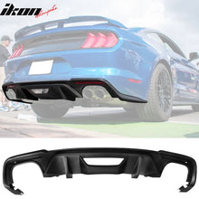 Load image into Gallery viewer, 2018-2024 Ford Mustang S550 2DR GT Style Matte Black Rear Diffuser PP