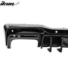 Load image into Gallery viewer, 2024-2025 Ford Mustang Competition Style Gloss Black Rear Diffuser PP