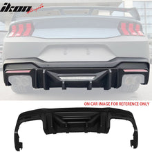 Load image into Gallery viewer, 2024-2025 Ford Mustang Rock Style Gloss Black Rear Diffuser Lip PP