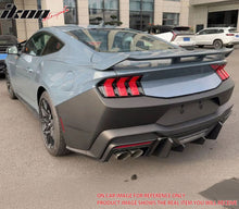 Load image into Gallery viewer, 2024-2025 Ford Mustang Rock Style Gloss Black Rear Diffuser Lip PP