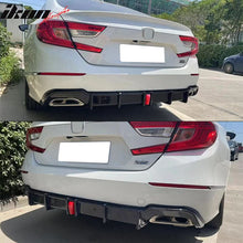 Load image into Gallery viewer, 2018-2022 Honda Accord Sport LED Rear Lip Diffuser Carbon Fiber Print