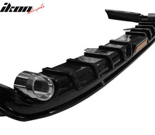 Load image into Gallery viewer, 2023-2025 Honda Accord IK Style Gloss Black 3PC Rear Diffuser w/ LED