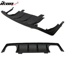 Load image into Gallery viewer, 2016-2020 Honda Civic Sedan Unpainted Black Rear Bumper Diffuser PP
