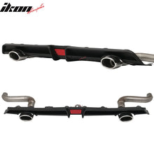 Load image into Gallery viewer, 2016-2021 Honda Civic Rear Bumper Diffuser w/ 4in Exhaust Tips