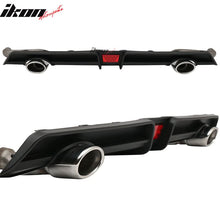 Load image into Gallery viewer, 2016-2021 Honda Civic Rear Bumper Diffuser w/ 4in Exhaust Tips