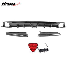Load image into Gallery viewer, 2022-2023 Honda Civic Sedan 4-Door Rear Bumper Diffuser Lip 3PC PP