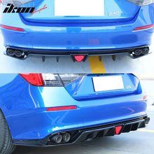 Load image into Gallery viewer, 2022-2023 Honda Civic Sedan 4-Door Rear Bumper Diffuser Lip 3PC PP