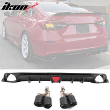 Load image into Gallery viewer, 2022-2023 Honda Civic Sedan 4-Door Rear Bumper Diffuser Lip 3PC PP