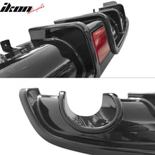 Load image into Gallery viewer, 2022-2024 Civic EX/Touring/Si Sedan Gloss Rear Diffuser W/LED+Dual Tip