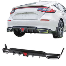 Load image into Gallery viewer, 2022-2024 Honda Civic Rear Diffuser Lip W/ Corner Spats PP