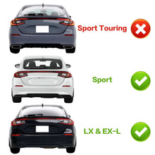 Load image into Gallery viewer, 2022-2024 Honda Civic Rear Diffuser Lip W/ Corner Spats PP