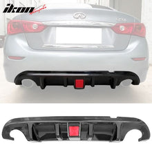Load image into Gallery viewer, 2014-2017 Infiniti Q50 LED Light Rear Bumper Diffuser PP