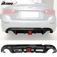 Load image into Gallery viewer, 2014-2017 Infiniti Q50 LED Light Rear Bumper Diffuser PP