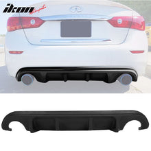 Load image into Gallery viewer, 2014-2017 Infiniti Q50  Rear Bumper Diffuser Spoiler Lip  ABS Sedan