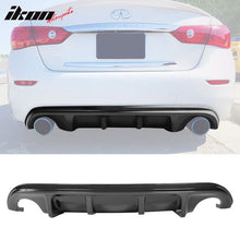 Load image into Gallery viewer, 2014-2017 Infiniti Q50  Rear Bumper Diffuser Spoiler Lip  ABS Sedan