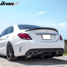 Load image into Gallery viewer, 2015-2018 Benz C-Class C63 AMG PSM Matte Black Rear Bumper Diffuser