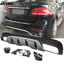 Load image into Gallery viewer, 2016-2018 Benz GLE-Class AMG Style Unpainted Rear Bumper Diffuser PP