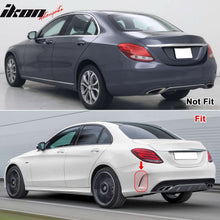 Load image into Gallery viewer, 2015-2021 Benz C W205C63 C63S AMG B Style Rear Diffuser + Exhaust Tips