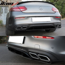 Load image into Gallery viewer, 2015-2018 Benz C-Class W205 C63 Coupe AMG Style Rear Diffuser PP