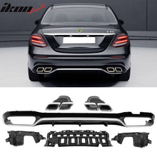 Load image into Gallery viewer, 2017-2018 Benz E-Class W213 AMG Style Unpaint Rear Bumper Diffuser PP