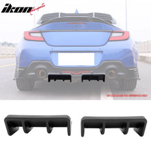 Load image into Gallery viewer, 2022-2025 Subaru BRZ &amp; Toyota GR86 JDM Style Matte Black Rear Diffuser