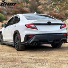 Load image into Gallery viewer, 2022-2025 Subaru WRX Unpainted Black STI Style Rear Bumper Lip PP