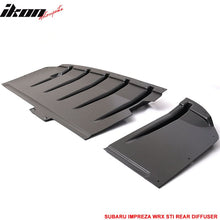 Load image into Gallery viewer, 2004-2007 Subaru Impreza WRX STI HT Style Rear Bumper Diffuser ABS